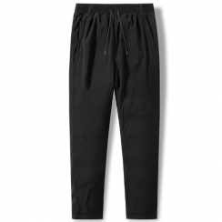 Casual Mens Solid Woven Down Pants