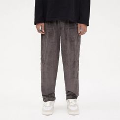 2 Prs Mens Straight Leg Corduroy Casual Corduroy Sport Pants